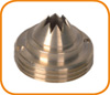 Grooved nozzles in bronze